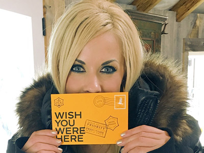 Clicquot in the Snow